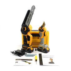 Дует садових інструментів Instrumentop 24V: ланцюгова пила та цифровий секатор для професійного догляду за садом